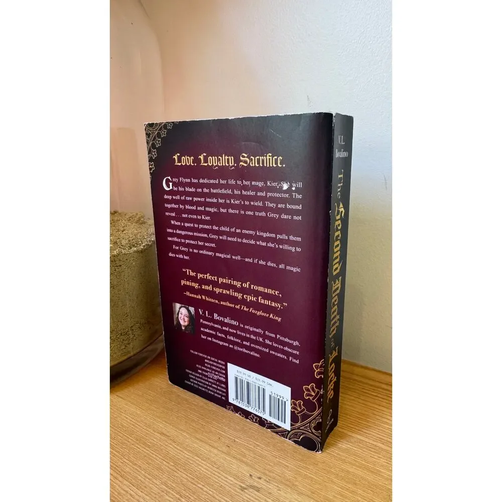 The Second Death of Locke by V.L. Bovalino Paperback YA Gothic Fantasy
